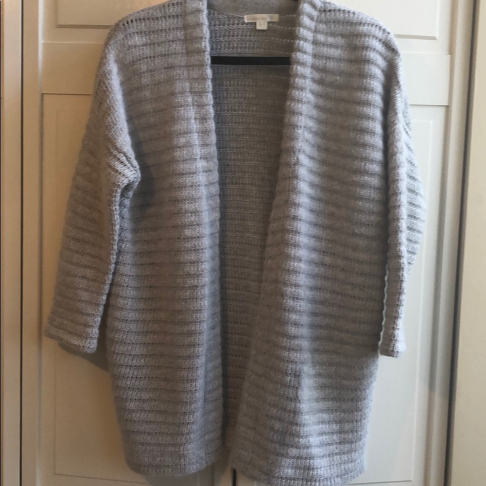 Light Grey 3/4 Sweater